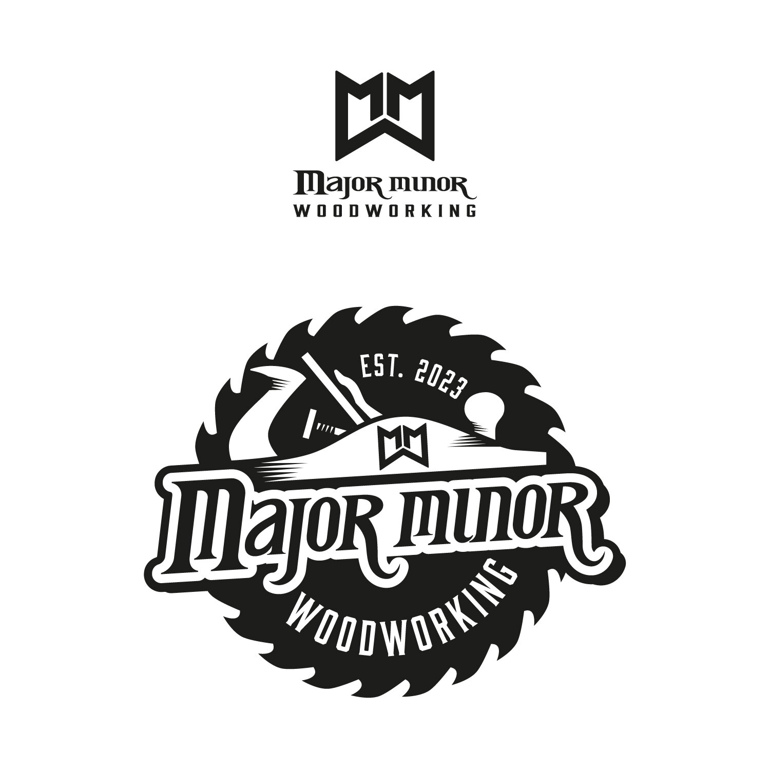 Logo Major Minor Woodworking