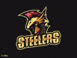 Steelers Esport - Warrior Mascot Logo Design