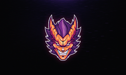 Crazy Devil - Mascot Logo Design